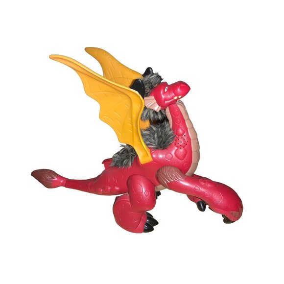 Imaginext Red Dragon with Fuzzy Hair, Sound and Stomping Foot 2008 - Picture 7 of 11